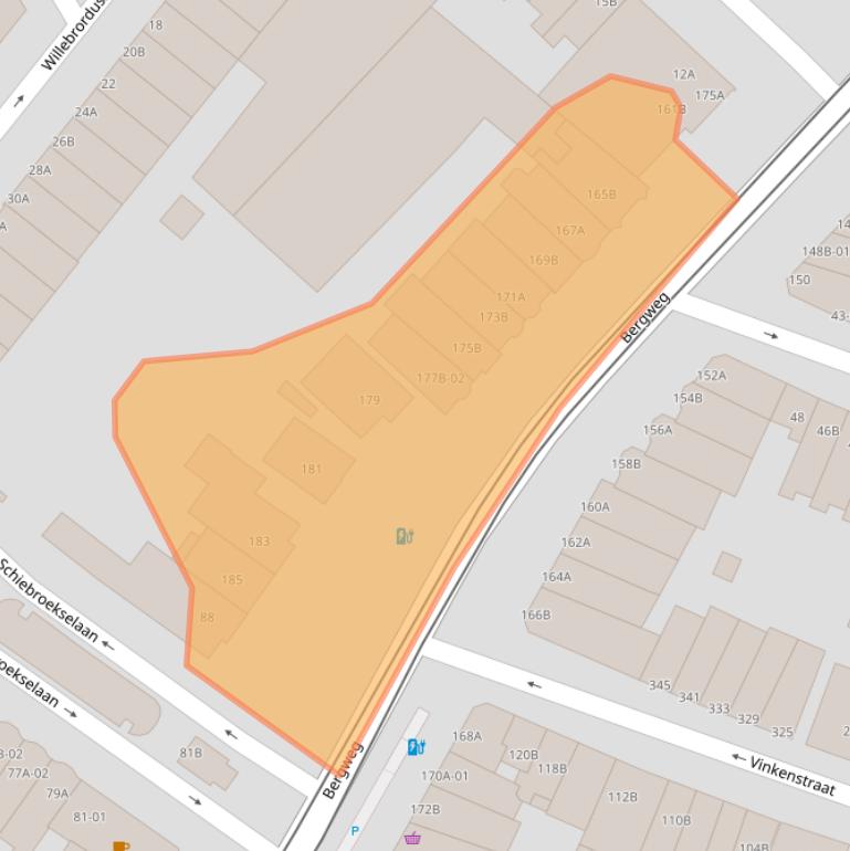 Kaart van postcodegebied 3037EH.