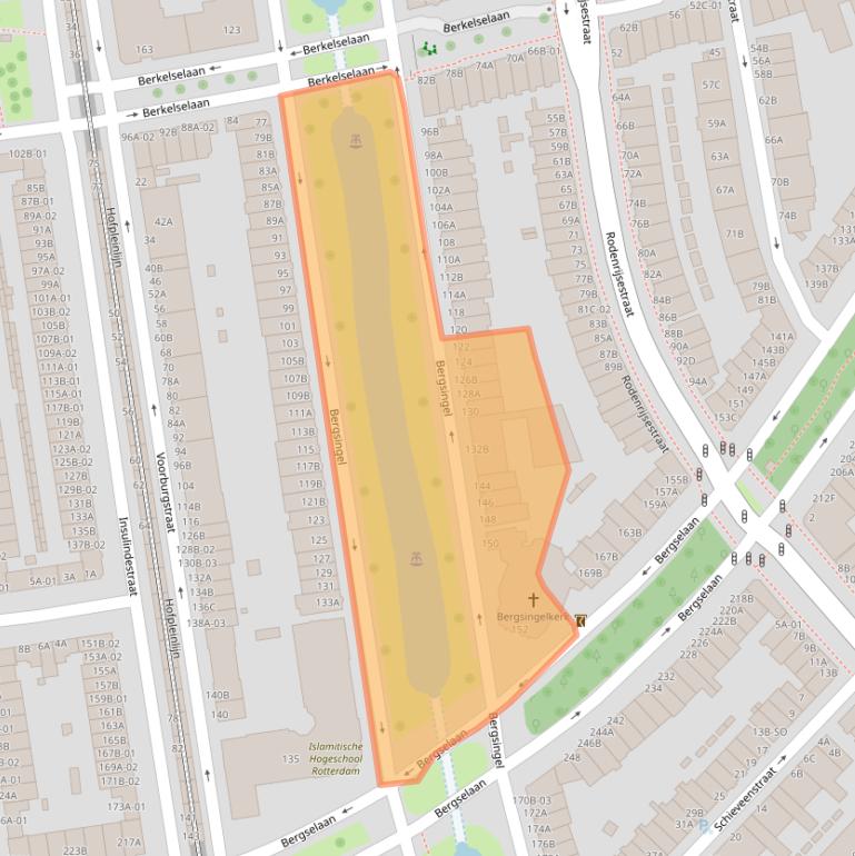 Kaart van postcodegebied 3037GM.