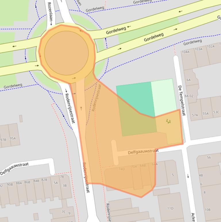 Kaart van postcodegebied 3037LR.