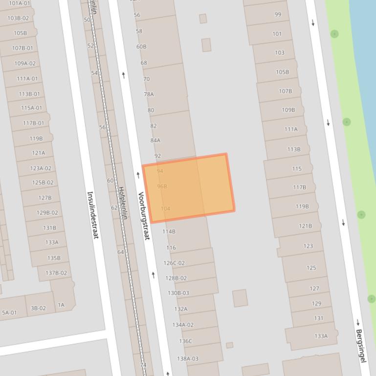 Kaart van postcodegebied 3037PN.