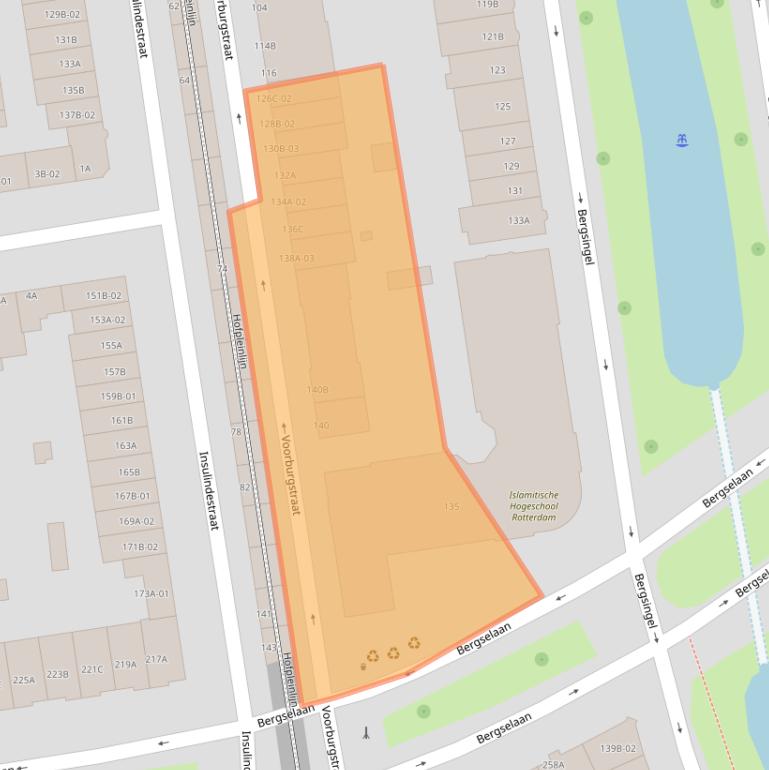 Kaart van postcodegebied 3037PR.