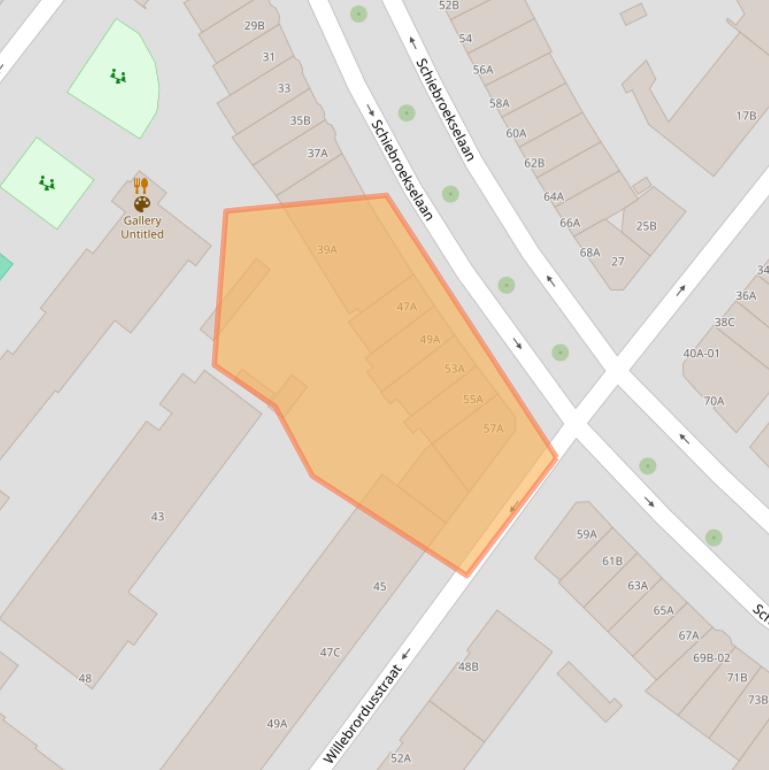 Kaart van postcodegebied 3037RK.