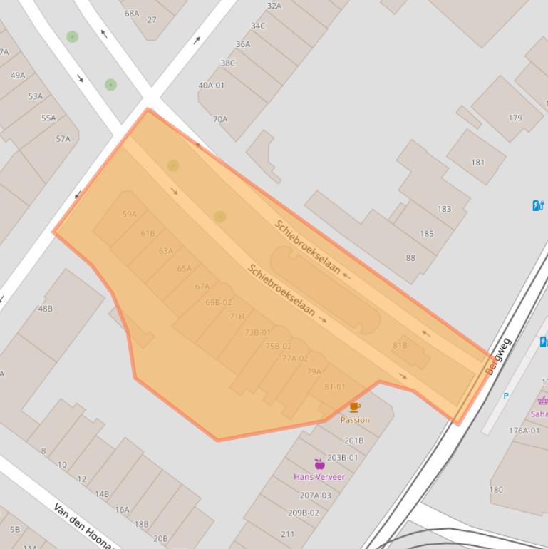 Kaart van postcodegebied 3037RL.