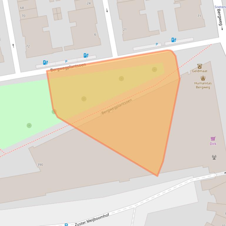 Kaart van postcodegebied 3037SK.