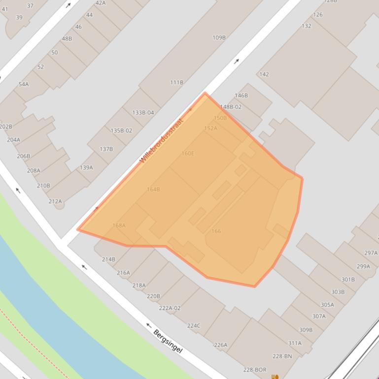 Kaart van postcodegebied 3037TZ.