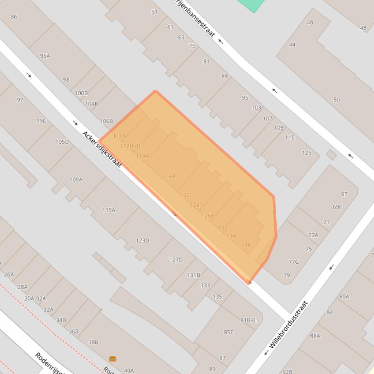 Kaart van postcodegebied 3037VN.