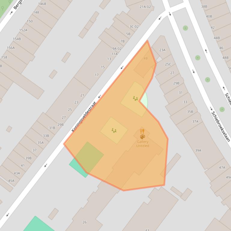 Kaart van postcodegebied 3037VS.