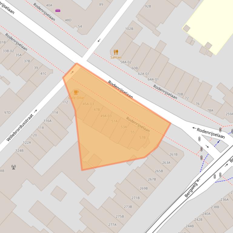 Kaart van postcodegebied 3037XD.