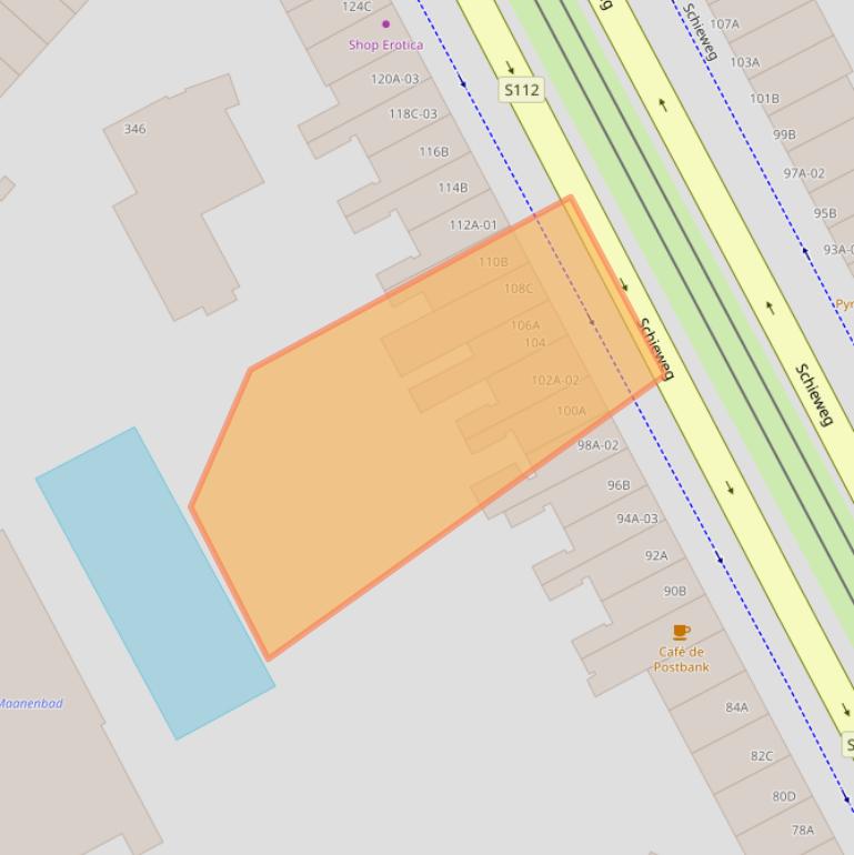 Kaart van postcodegebied 3038BC.