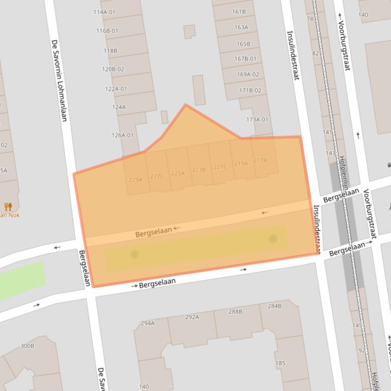 Kaart van postcodegebied 3038CA.