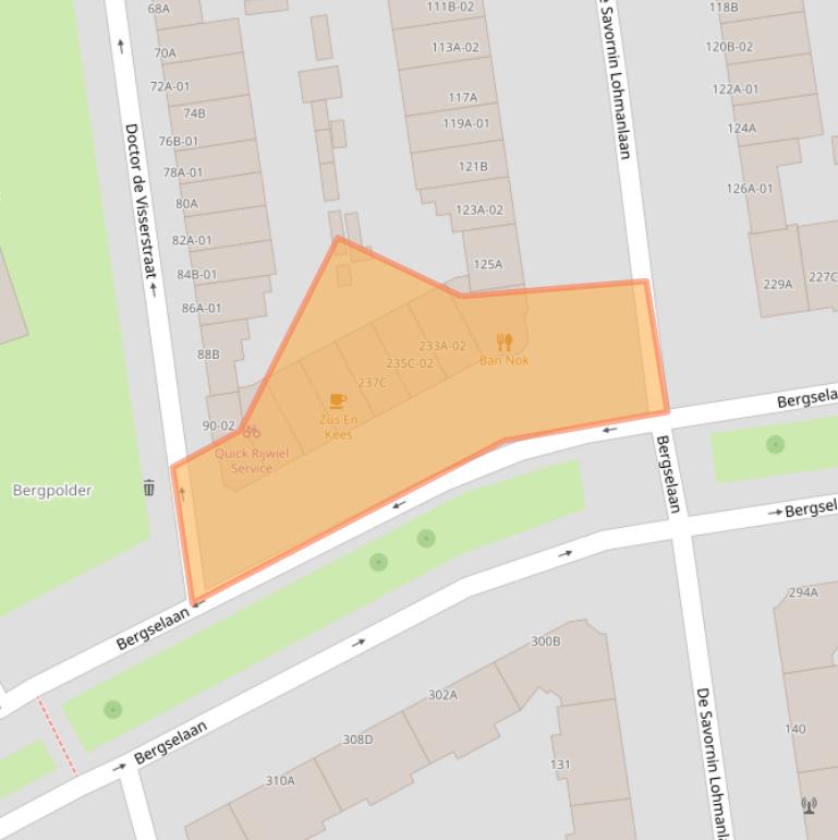 Kaart van postcodegebied 3038CB.