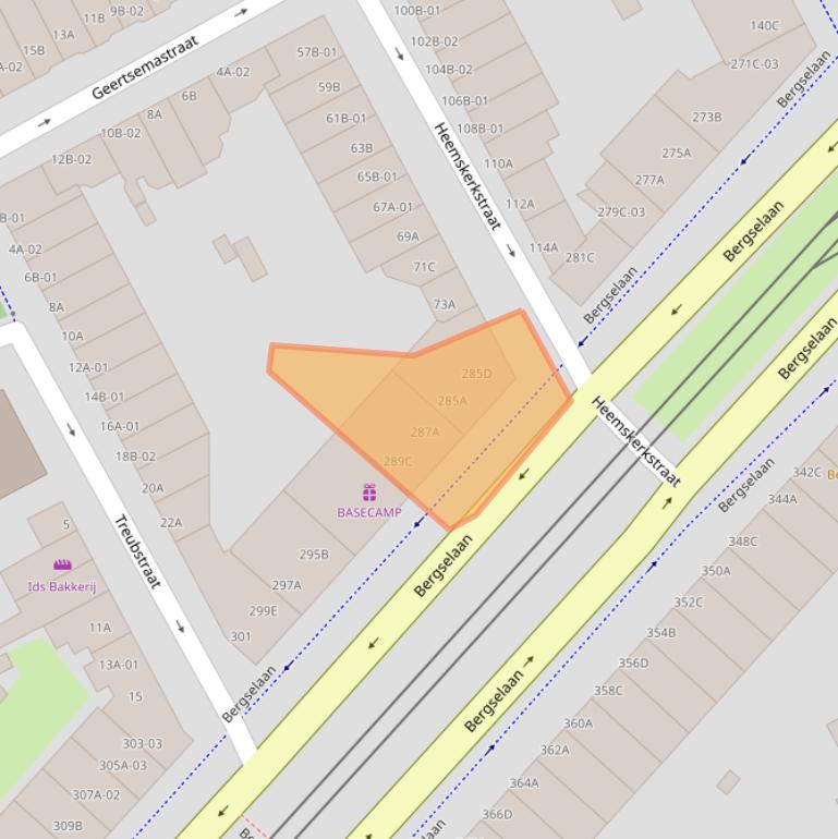 Kaart van postcodegebied 3038CE.