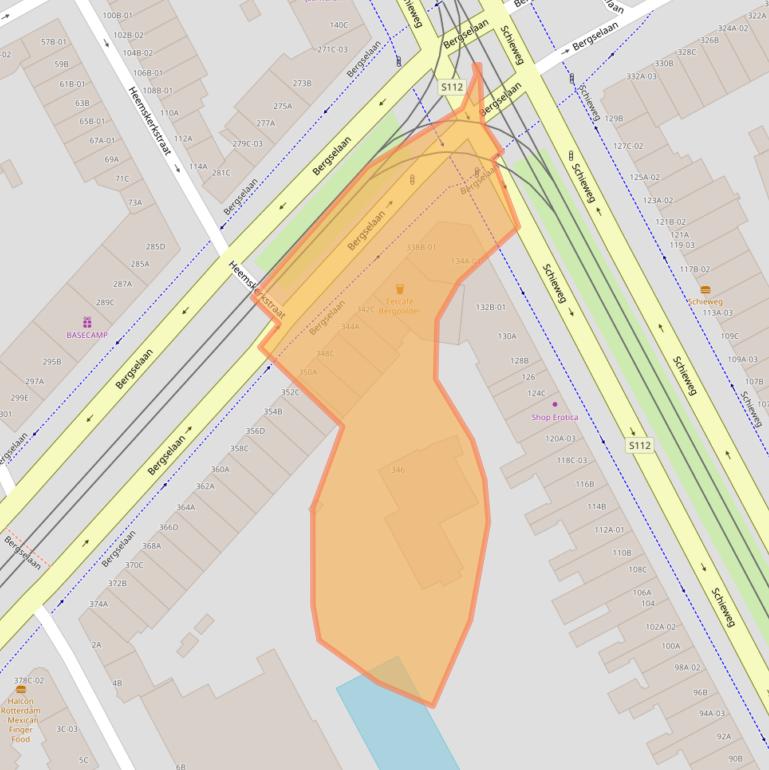 Kaart van postcodegebied 3038CP.