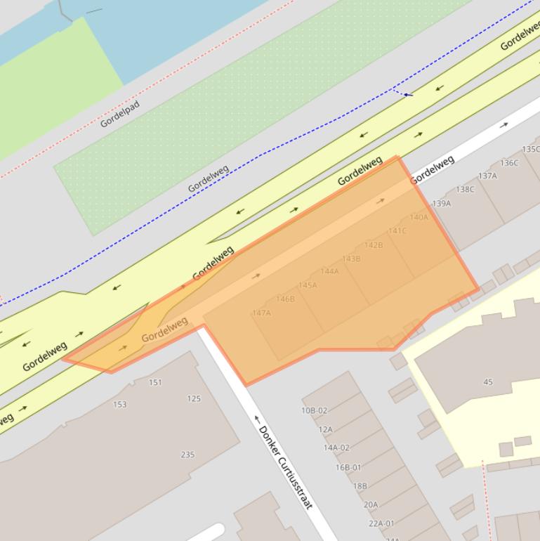 Kaart van postcodegebied 3038GD.