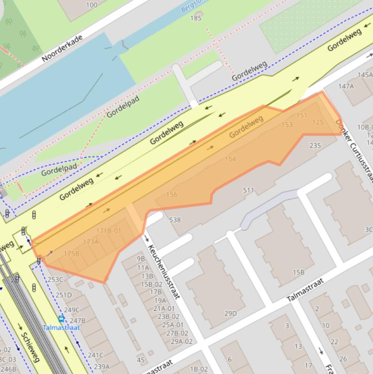 Kaart van postcodegebied 3038GE.