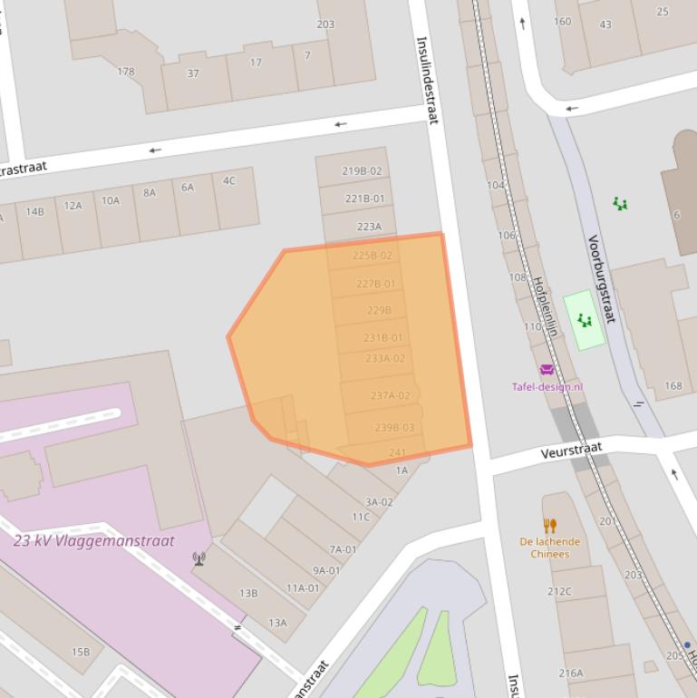 Kaart van postcodegebied 3038JP.