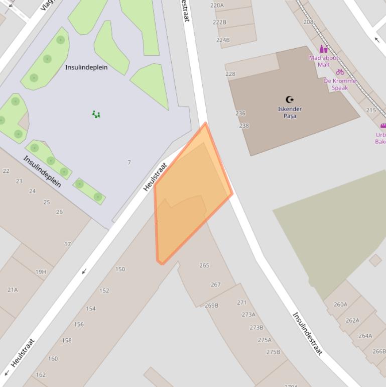 Kaart van postcodegebied 3038KN.