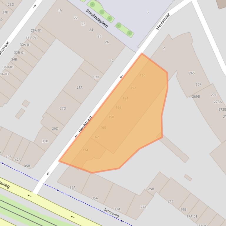 Kaart van postcodegebied 3038KP.