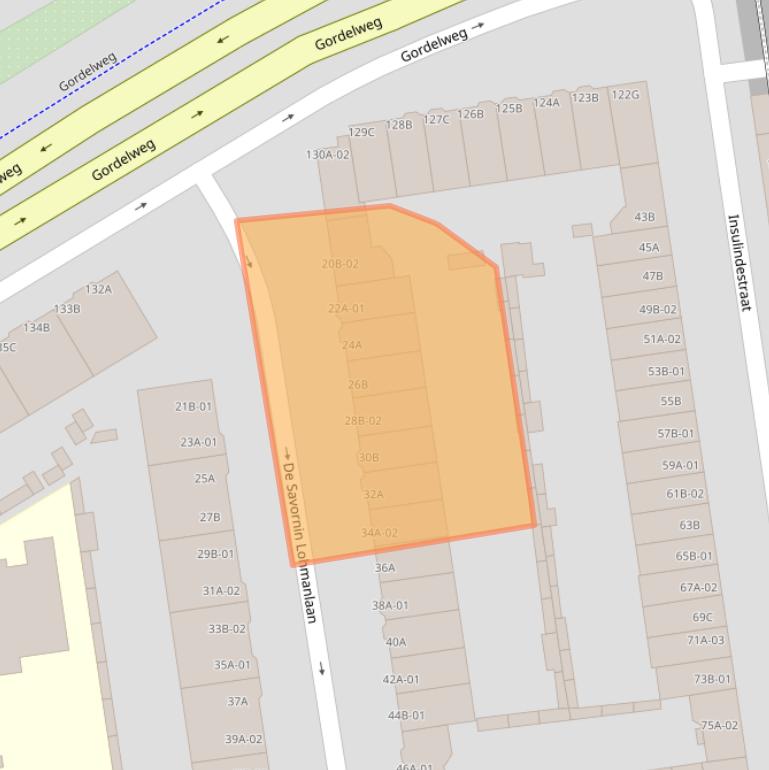 Kaart van postcodegebied 3038NK.