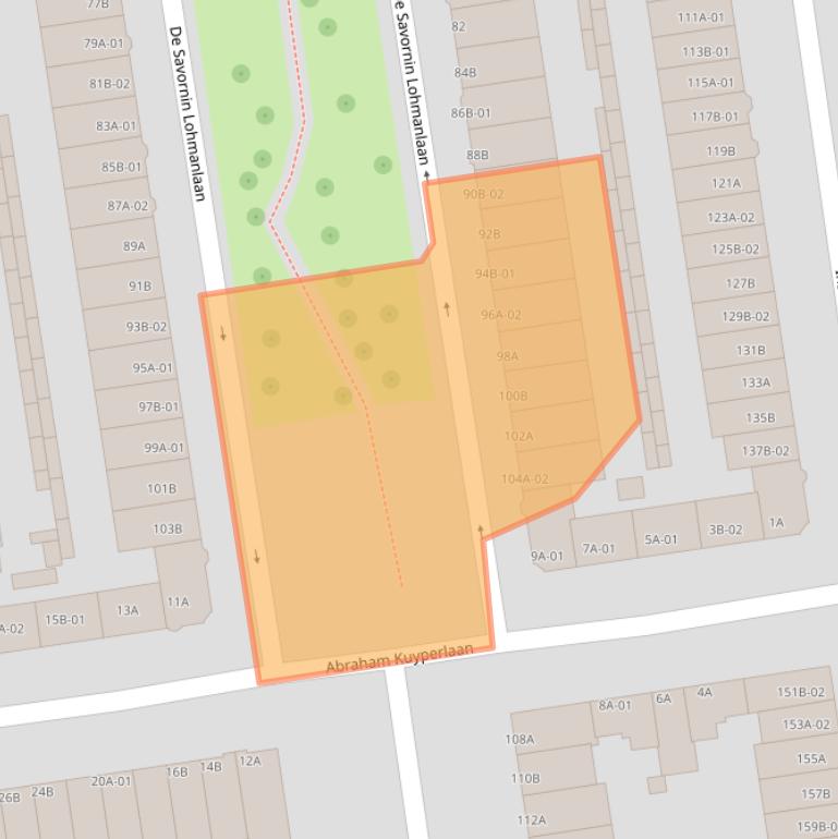 Kaart van postcodegebied 3038NP.