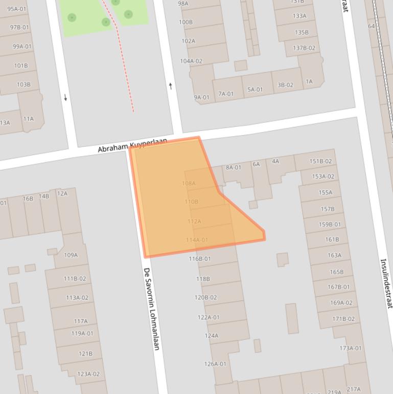 Kaart van postcodegebied 3038NR.