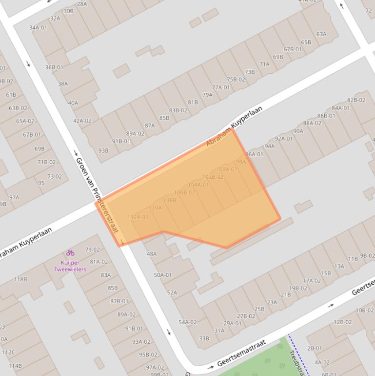 Kaart van postcodegebied 3038PP.