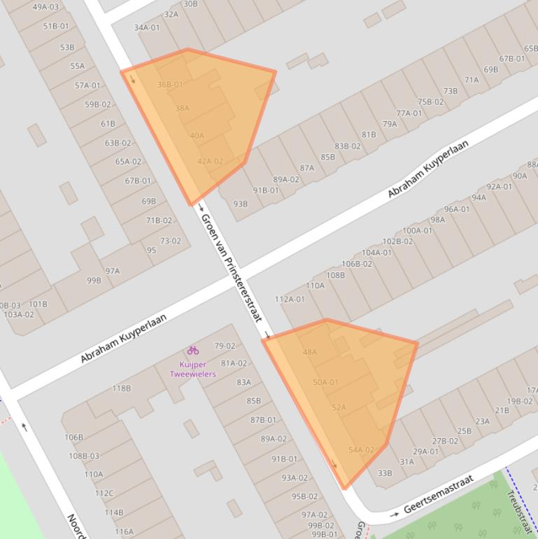 Kaart van postcodegebied 3038RK.