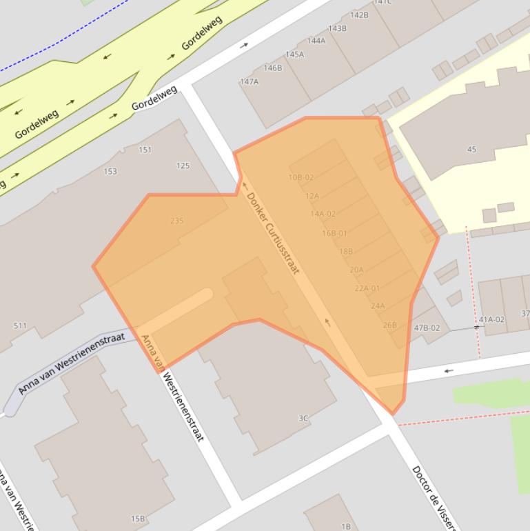 Kaart van postcodegebied 3038SB.