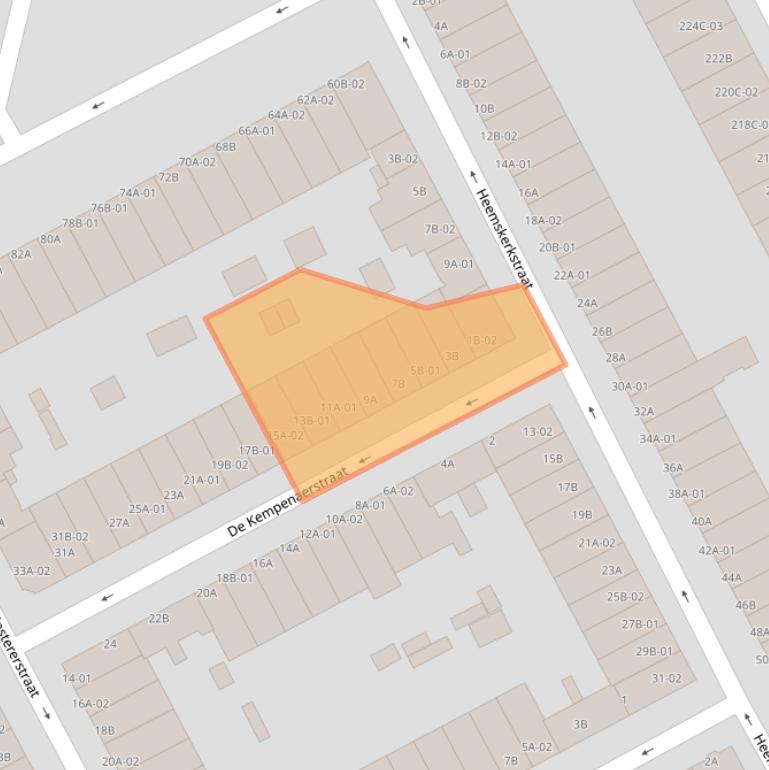 Kaart van postcodegebied 3038VN.