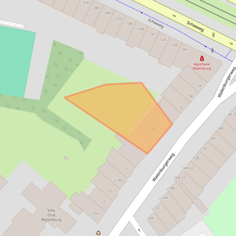 Kaart van postcodegebied 3039AB.