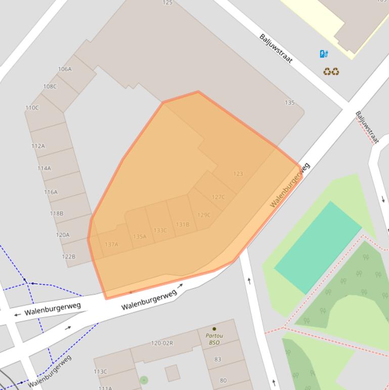 Kaart van postcodegebied 3039AH.