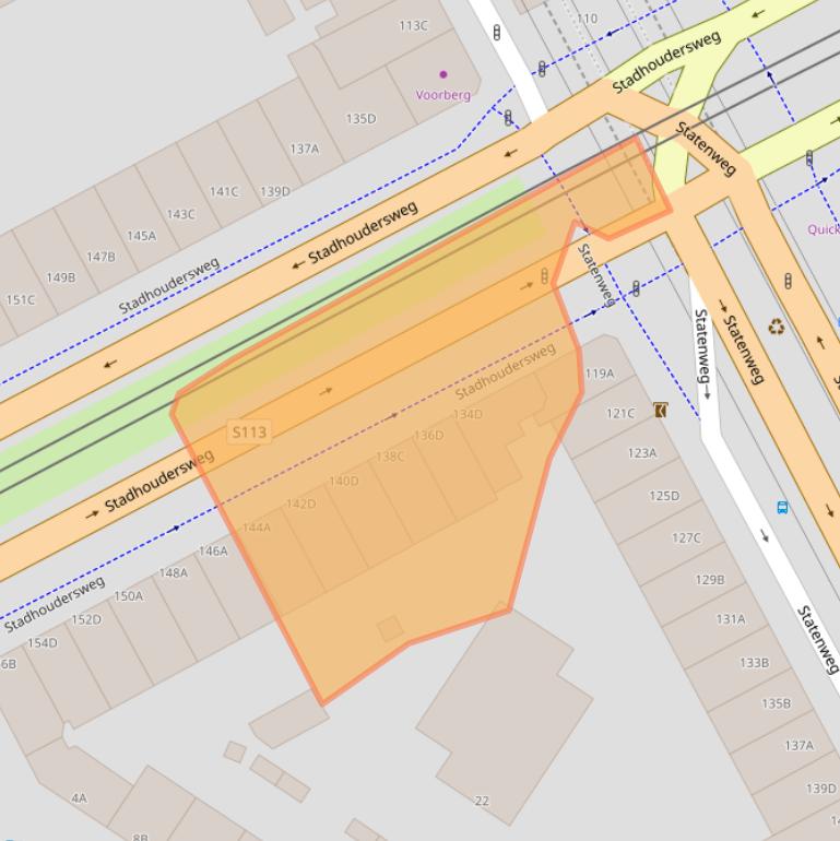 Kaart van postcodegebied 3039CM.