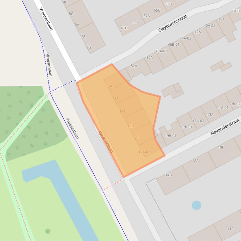 Kaart van postcodegebied 3039DT.