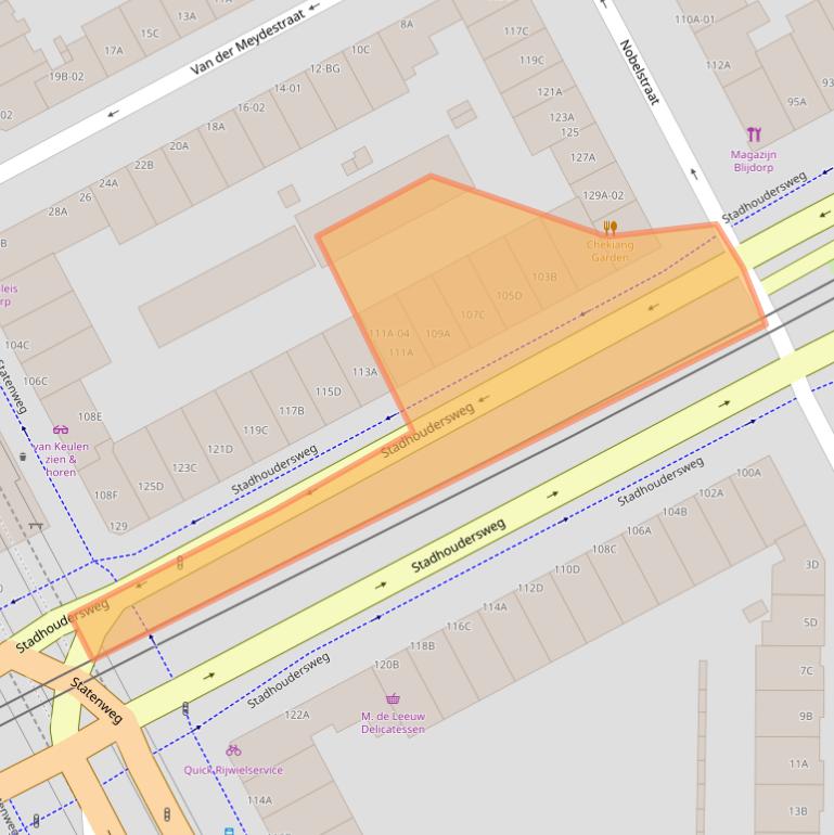 Kaart van postcodegebied 3039ED.