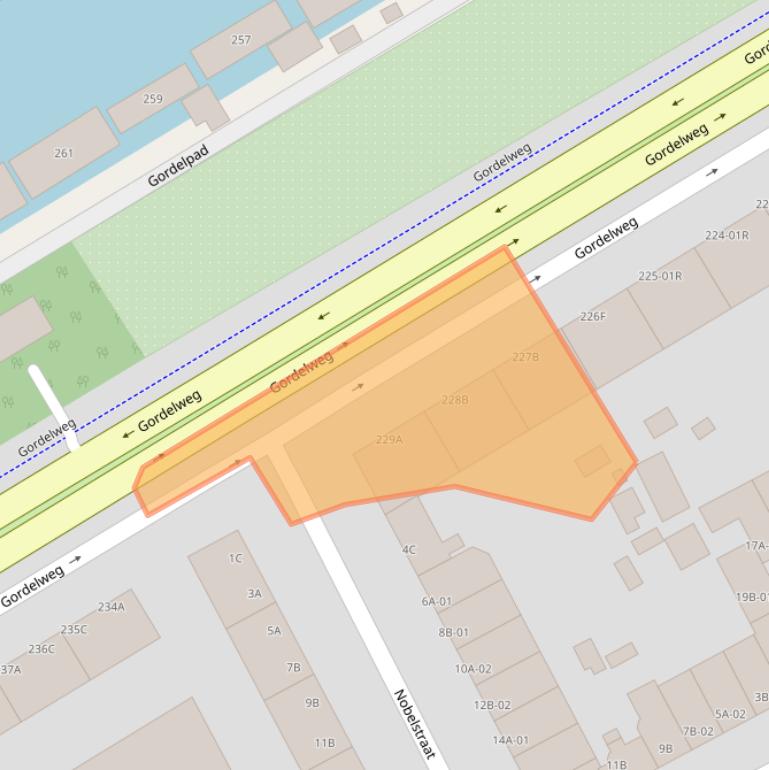 Kaart van postcodegebied 3039GC.
