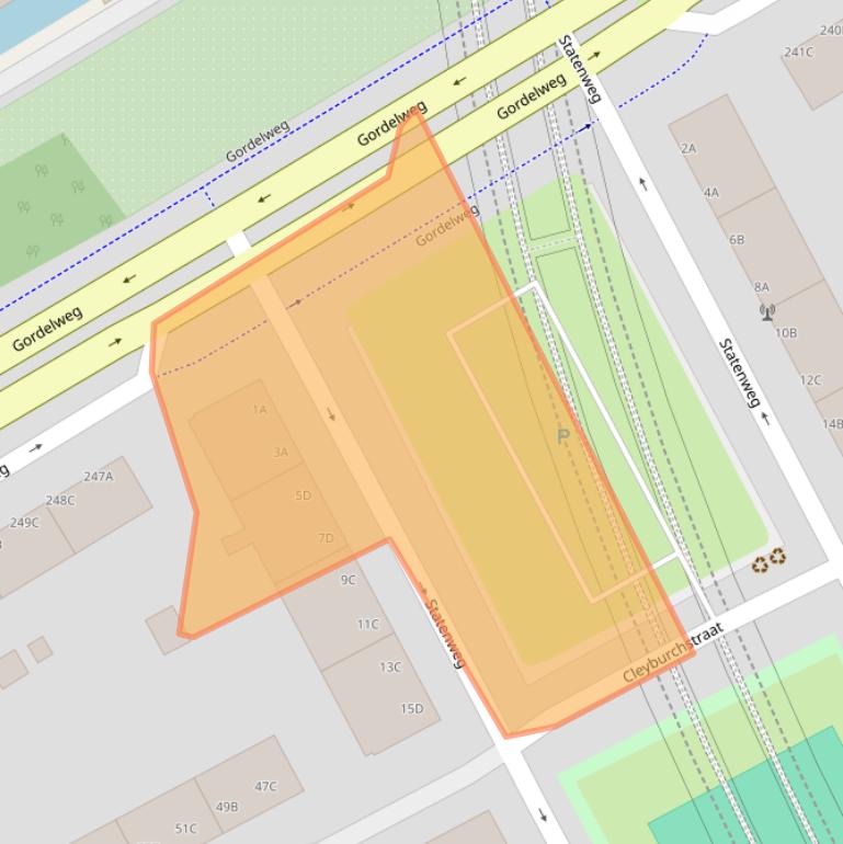 Kaart van postcodegebied 3039HA.