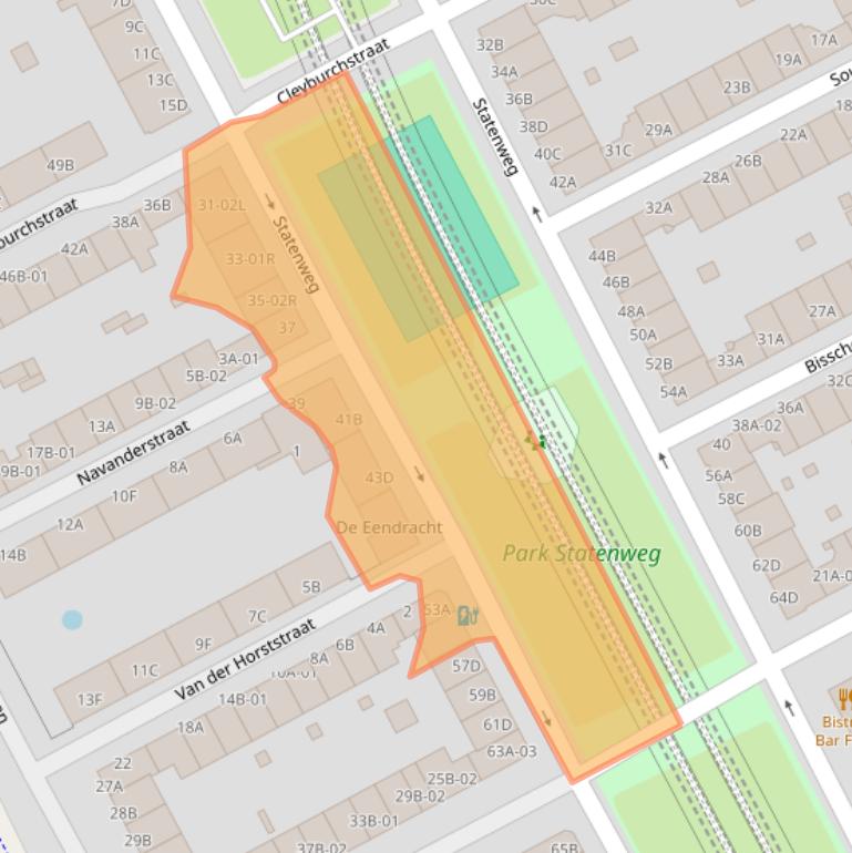 Kaart van postcodegebied 3039HC.