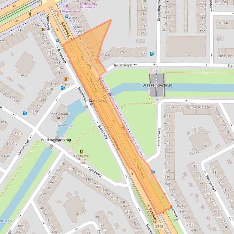 Kaart van postcodegebied 3039JM.