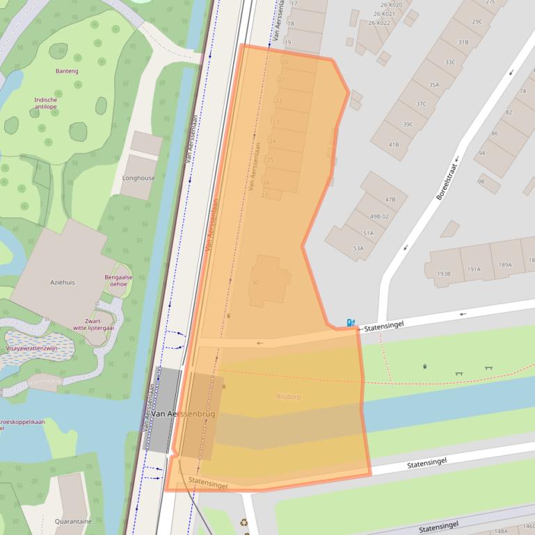 Kaart van postcodegebied 3039KC.