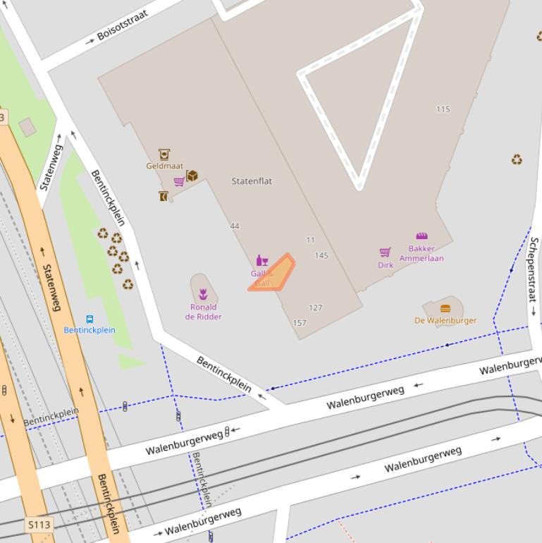 Kaart van postcodegebied 3039KP.
