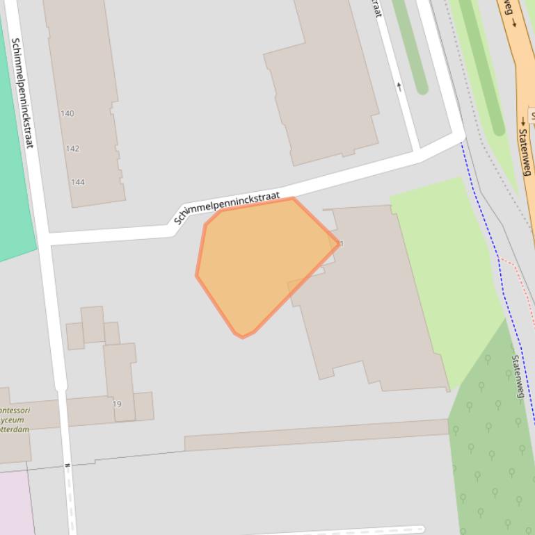 Kaart van postcodegebied 3039KW.