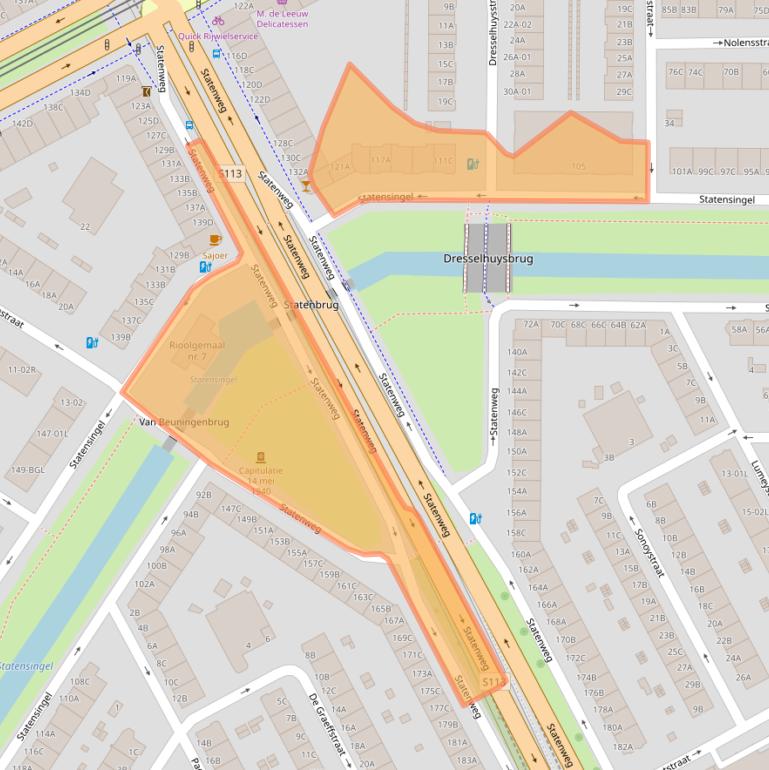 Kaart van postcodegebied 3039LH.