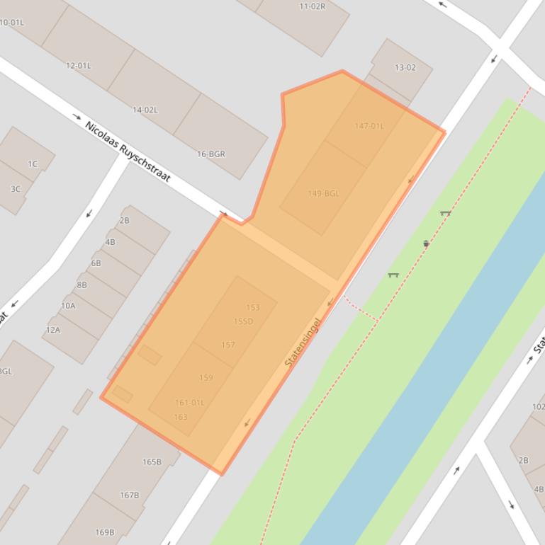 Kaart van postcodegebied 3039LK.