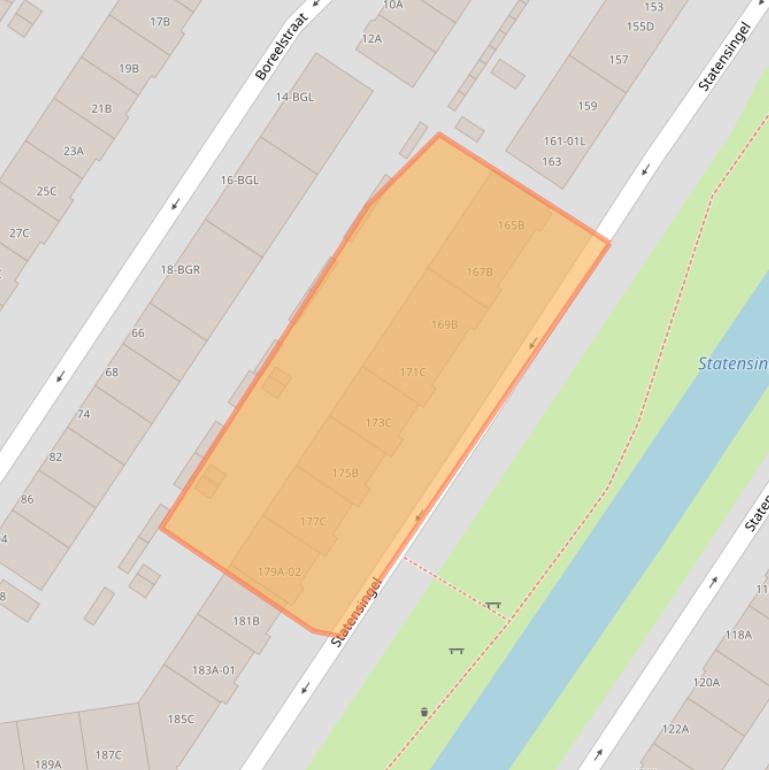 Kaart van postcodegebied 3039LL.