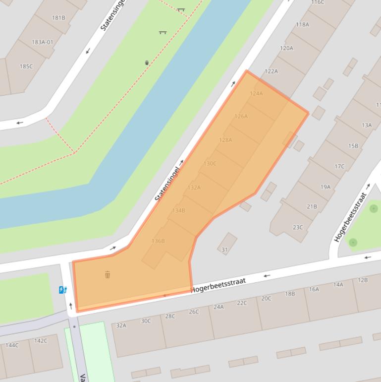 Kaart van postcodegebied 3039LV.