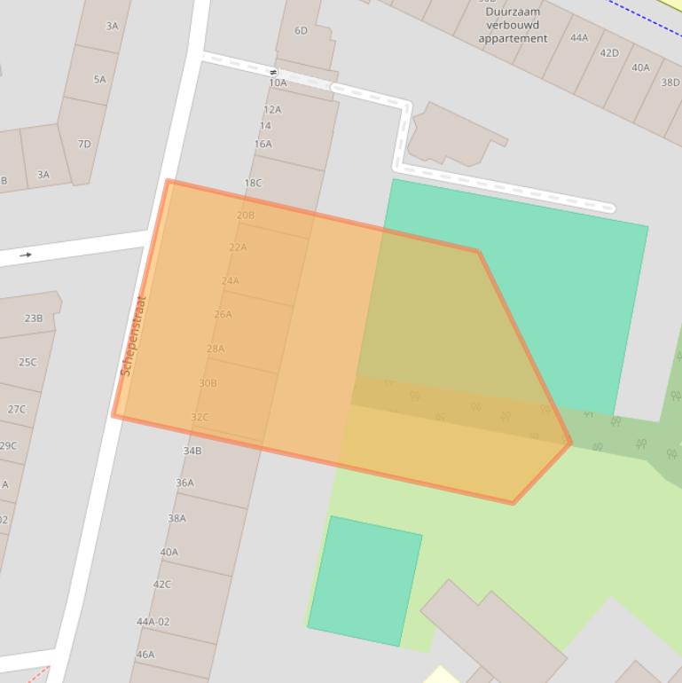 Kaart van postcodegebied 3039NH.