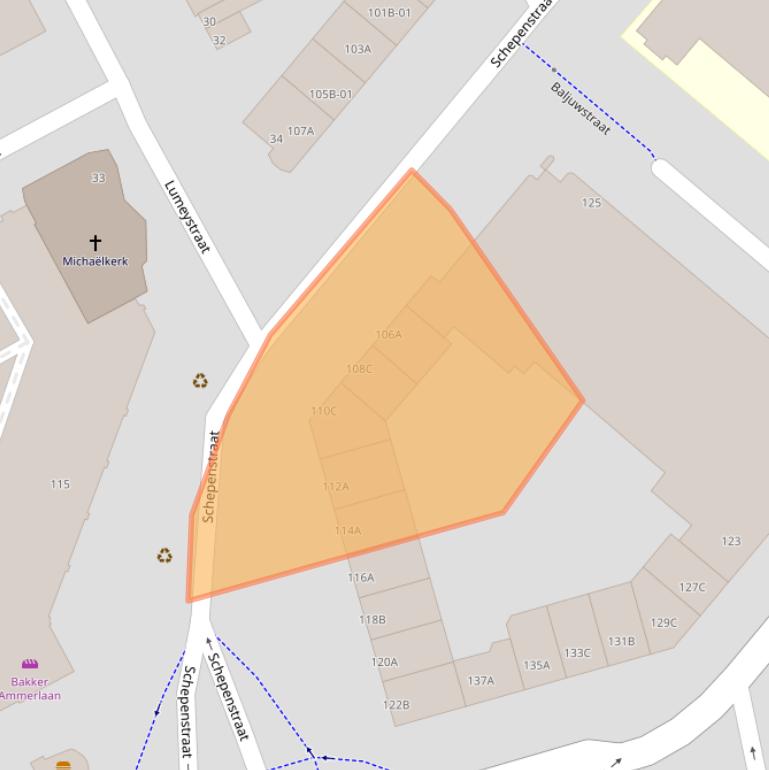 Kaart van postcodegebied 3039NP.