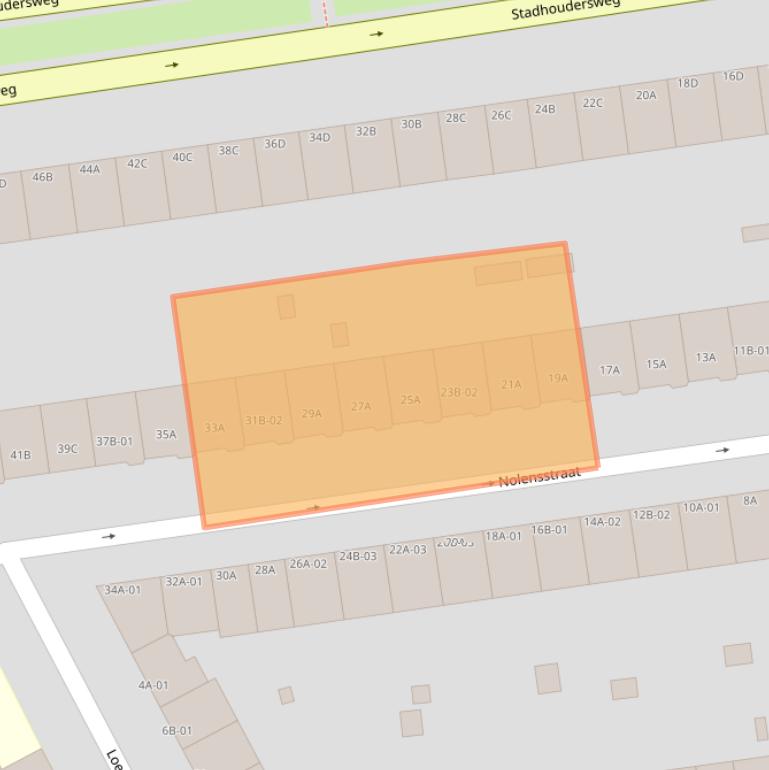 Kaart van postcodegebied 3039PL.