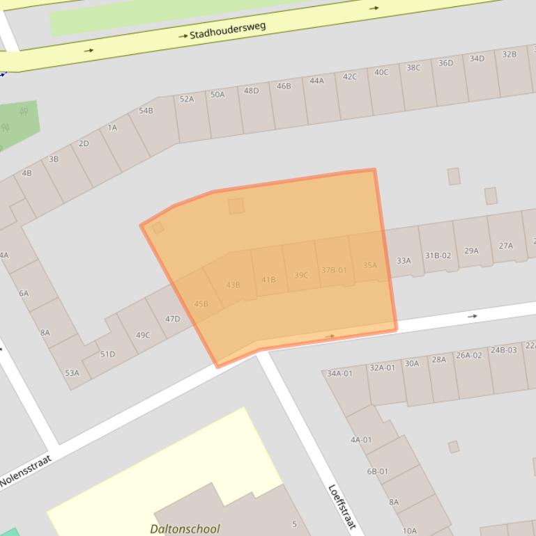 Kaart van postcodegebied 3039PM.