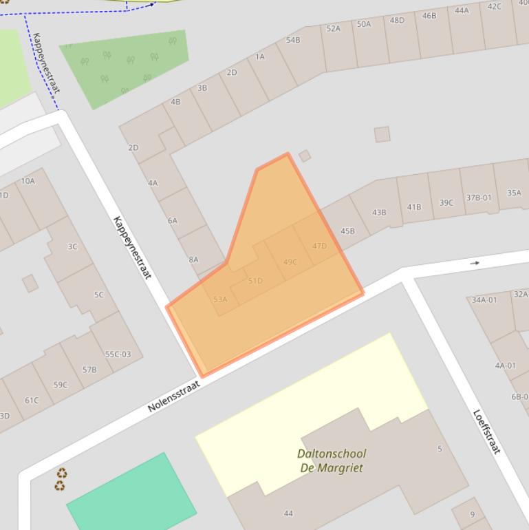 Kaart van postcodegebied 3039PN.